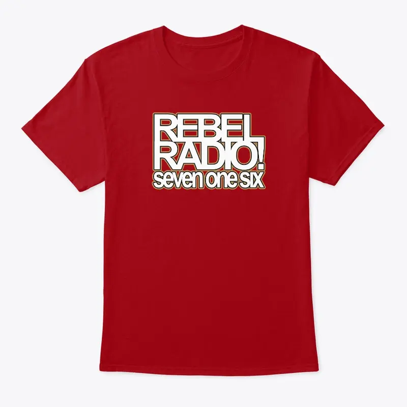 Rebel Radio 716 Red and Gold