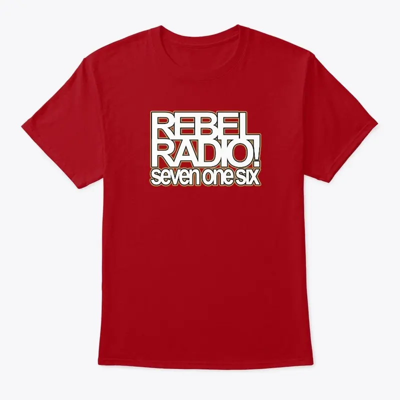 Rebel Radio 716 Red and Gold